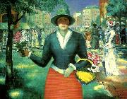 Kazimir Malevich flower girl oil on canvas